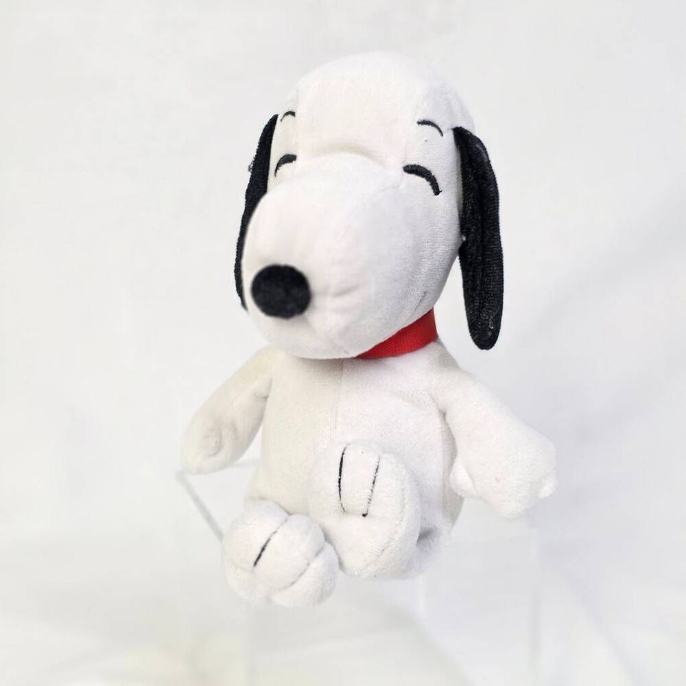 Snoopy Plush 8" Peanuts Character Red Collar Toy